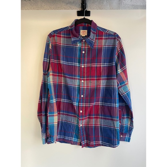 Brooks Brothers Tops - Brooks Brothers Red Fleece Plaid Button Down Shirt Women XL Long Sleeve Casual